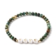 Love mama beads impilabili set di braccialetti elastici per la festa della mamma BJEW-JB07159-2