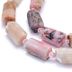 Brins de perles d'opale rose naturelle givrées G-L552C-05-2