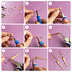 ARRICRAFT DIY Geometry Dangle Earring Making Kit FIND-AR0002-13-4