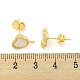 Латунь с фурнитурой для сережек-пусетов-ракушек KK-G490-04G-3