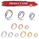 12Pcs 12 Style Double Nose Ring for Single Piercing AJEW-SZ0002-19-7
