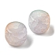 Hebra de perlas de vidrio craquelado transparente GLAA-D012-01B-4