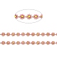 Golden Brass Enamel Link Chain CHC-H103-06A-G-2