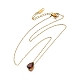 Ожерелья из нержавеющей стали 304 NJEW-R022-01G-01-4