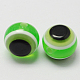 ラウンドナザールボンジュウ樹脂ビーズ  薄緑  10x9mm  穴：1.8~2mm RESI-R159-10mm-03-1
