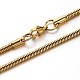 304 Stainless Steel Snake Chains Bracelets BJEW-O091-06-3