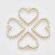 Colgantes de perlas de imitación de plástico abs PALLOY-N0149-013-1