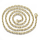 Brass Cable Chains Necklace Making MAK-N034-004A-MG-2