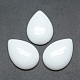 Opaque Glass Cabochons G-P393-K-1