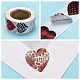 Heart Shaped Stickers Roll DIY-K027-A14-4