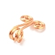 Copper Wire Ornament Hook Hangers PALLOY-JF01611-02-5