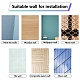8 hoja 8 estilos pegatinas de pared impermeables de pvc DIY-WH0345-108-4