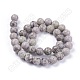 Chapelets de perles maifanite/maifan naturel pierre  X-G-F353-4mm-3