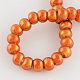 Spray Painted Glass Beads Strands DGLA-R041-10mm-11-2