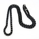 Модные мужские ожерелья-цепочки из нержавеющей стали 201 NJEW-L043C-46B-1