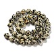 Chapelets de perles en jaspe dalmatien naturelle G-C085-A07-01-3