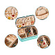 Caja de almacenamiento de joyería de cuero de pu LBOX-TAC0001-01A-3