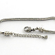 304 Stainless Steel European Style Snake Chains Bracelets STAS-R066-03-2