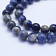 Natural Sodalite Beads Strands G-F530-05-8mm-3