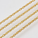 Soldered Brass Coated Iron Rope Chains CH-T002-04G-2