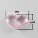 Transparent Acrylic Pendants TACR-R5-38X27mm-4-1