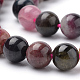 Chapelets de perles en tourmaline naturelle G-Q961-01-4mm-3