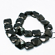 Natural Black Onyx Beads Strands G-E039-FS-12x12x6mm-2
