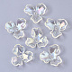 Transparentes bouchons acrylique de perles X-PACR-R246-020-1