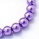 Chapelets de perle en verre peint de cuisson HY-Q003-3mm-27-2