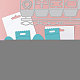 炭素鋼カッティングダイステンシル  DIYスクラップブッキング用  フォトアルバム  装飾的なエンボス紙カード  ステンレス鋼色  ボックス  150x224x0.8mm DIY-WH0309-1492-2