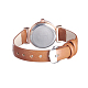 Imitation Leather Wristwatches WACH-G024-D05-RG-3