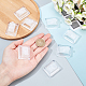SUNNYCLUE 8Pcs Acrylic Ring Display Holder Clear Plastic Transparent Square Storage Stands Displays Showcase Organizer for Jewelry Towers Weddings Rings Men Women Trade shows Stores RDIS-SC0001-03-3