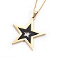 304 Stainless Steel Stud Earrings & Pendant Necklaces Jewelry Sets SJEW-L136-08M-G-3