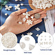 Craftdady 180pcs 9 estilo abs perlas de imitación de plástico perlas OACR-CD0001-08-5