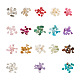 Cheriswelry 360g 18 couleurs coquille d'eau douce et ensembles de perles de pierre précieuse G-CW0001-01-2