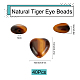 SUNNYCLUE Natural Tiger Eye Beads Strands G-SC0002-09B-2