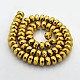 Electroplate Non-magnetic Synthetic Hematite Beads Strands G-J208E-03-2