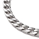 Men's Fashionable 304 Stainless Steel Cuban Link Chain Bracelets BJEW-JB05657-02-2