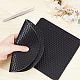 GORGECRAFT 2 Styles Silicone Doming Mats 18cm Round Square Resin Table Trivet Mats with Tweezer Heat Proof Black Honeycomb Rubber Pads Trays for Hot Pot Holder Coaster DIY Crafts Supplies FIND-GF0003-73-5