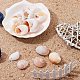 PH PandaHall 25pcs Snail Sea Shells with Hole Beach Seashells Natural Seashells for Candle Making SSHEL-PH0002-38-4