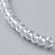 Placchi perle di vetro cavigliere AJEW-AN00279-01-3