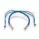 Fabbricazione di braccialetti di perline intrecciati con corde di nylon BJEW-F360-FRG-2