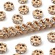Messing Strass Zwischen perlen&nbsp;RB-A014-L8mm-01LG-NF-1