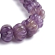 Brins de perles graduées en améthyste chevron naturelle G-L505-12-3