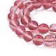 Synthetic Moonstone Beads Strands G-F142-10mm-07-3