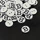 Plastic Buttons X-BUTT-A010-20L-B-1