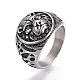 304 Stainless Steel Signet Rings for Men RJEW-O032-11AS-1