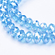 Chapelets de perles en verre électroplaqué X-GR8MMY-20AB-2