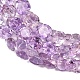 Natürlichen Amethyst Perlen Stränge&nbsp;G-Z152-B01-01-4