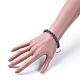 Bracelets en lapis-lazuli naturel (teints) BJEW-JB04663-03-4